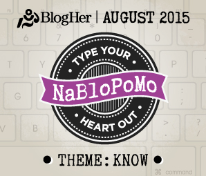 NaBloPoMo August 2015
